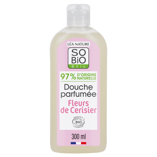 Gel douche Parfum Fleurs De Cerisier SO'BIO ETIC 