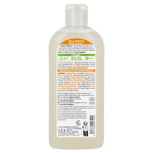 Gel douche Parfumé Fruits du Verger Hydratante SO'BIO ETIC 