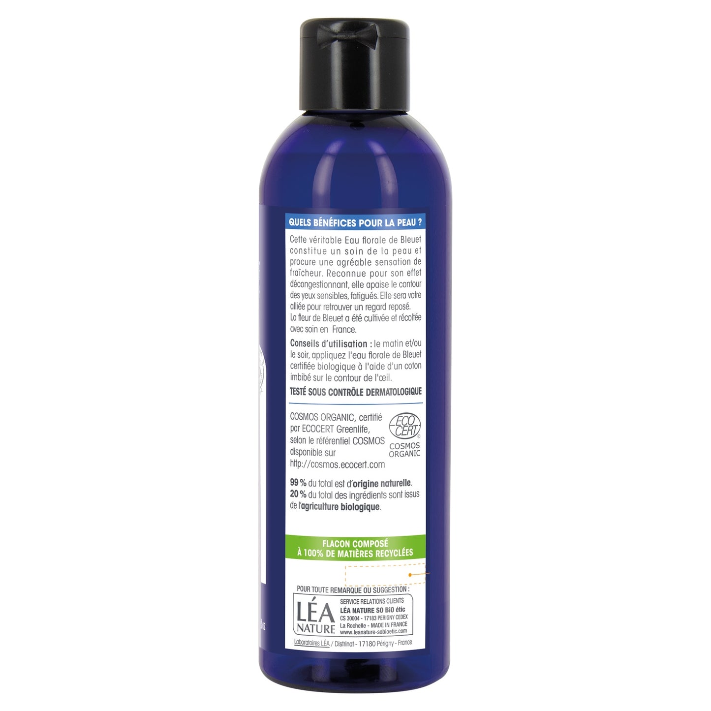 Eau florale Eau Florale Bleuet de France SO BIO ETIC 