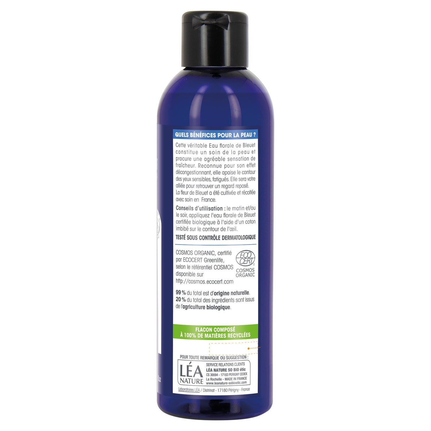 Eau florale Eau Florale Bleuet de France SO BIO ETIC 