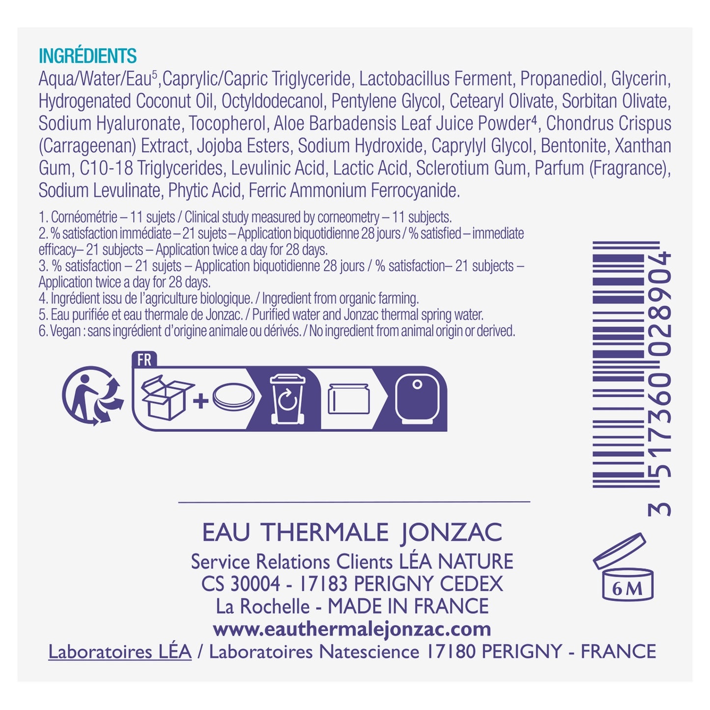 Gel Repulpant Bio EAU THERMALE JONZAC 