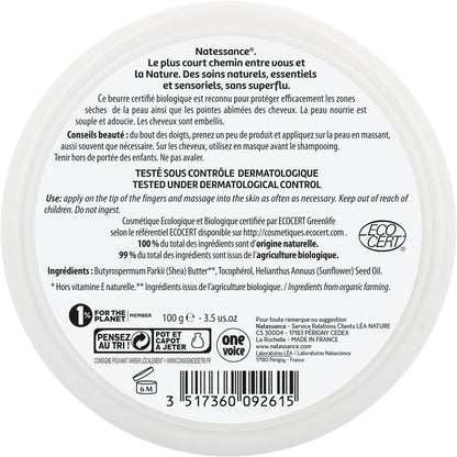 Beurre Corps Nourrissant Protecteur Adoucissant Bio NATESSANCE 