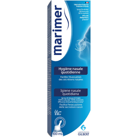 MARIMER Isotonic Spray for Nasal Hygiene, Sea Water for Adults and Children