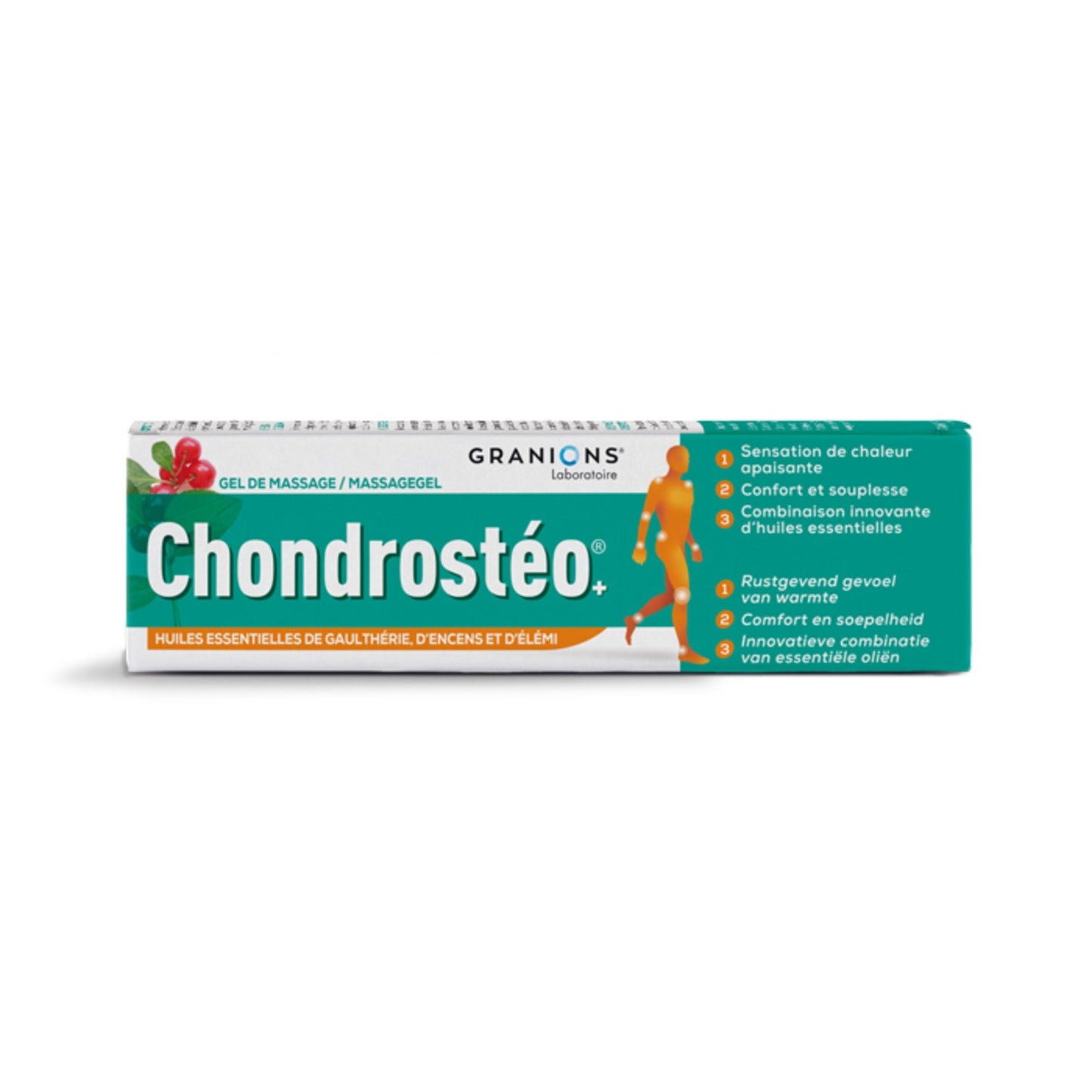Gel Massage Chauffant Apaisant et Relaxant Chondrostéo+ LABORATOIRE GRANIONS 