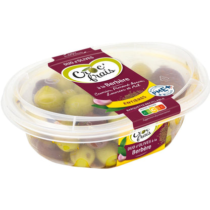 Olives vertes et violettes à la Berbère CROC'FRAIS 