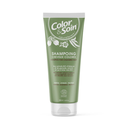 Shampoing Cheveux Colorés aux Extraits Bio d'Hibiscus et de Grenade Color & SOIN le flacon de 250mL