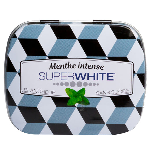 Pastilles Menthe Intense Sans Sucre Black Edition SUPERWHITE 