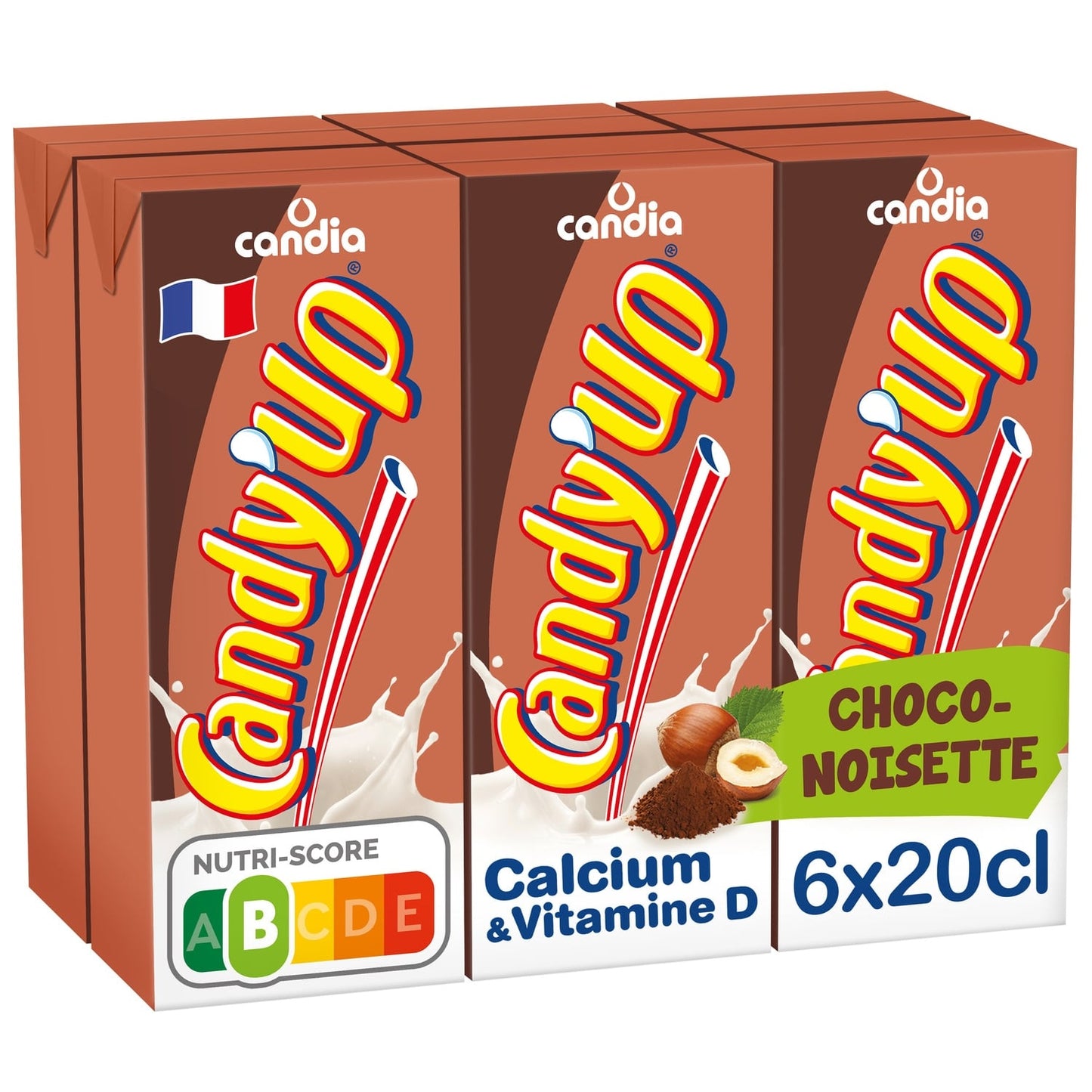 Boisson Lactée Chocolat Noisette CANDIA 