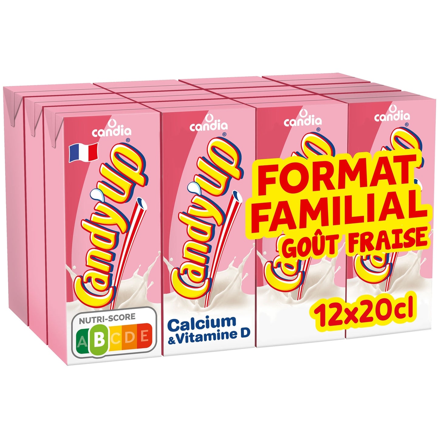 Boisson Lactée Fraise CANDIA 