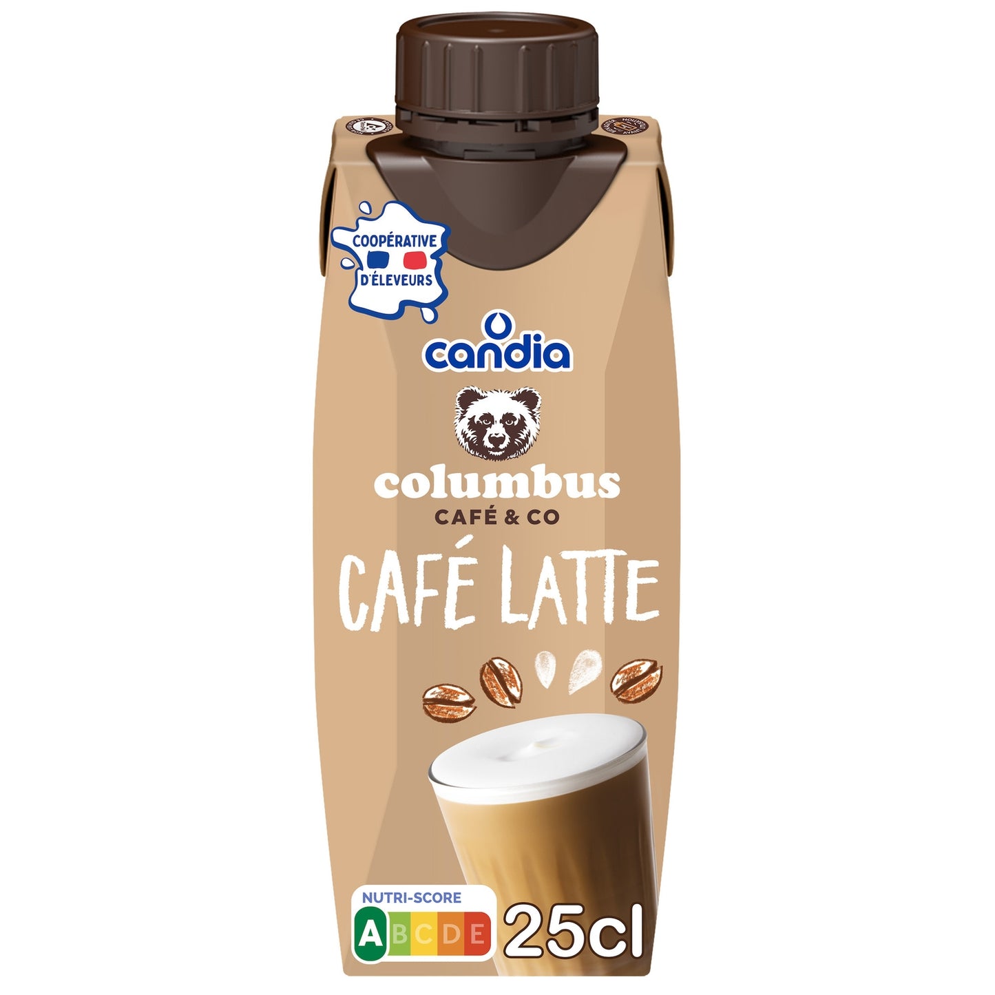Boisson Lactée Café Latte CANDIA COLUMBUS 
