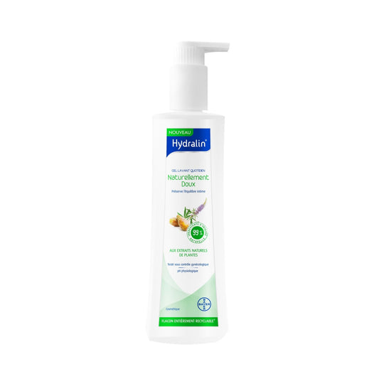 Gel intime Lavant Quotidien Naturellement Doux à l'Extrait Naturels de Plantes HYDRALIN 
