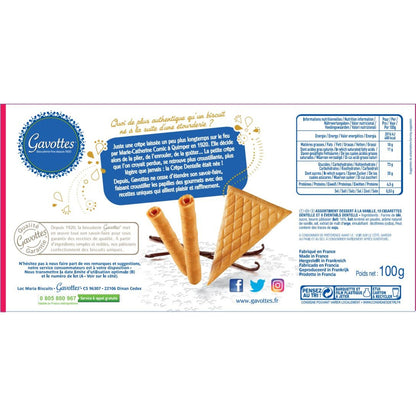 GAVOTTES Vanilla Lace Fan and Cigarette Dessert Assortment