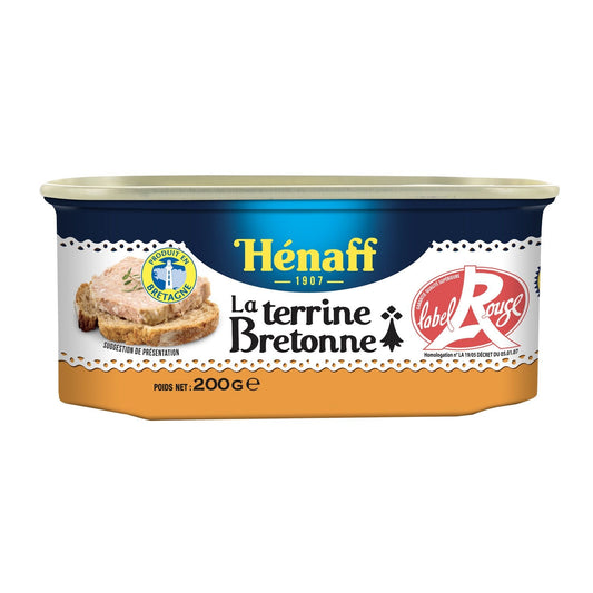 Terrine Bretonne Label Rouge HENAFF la boite de 200g