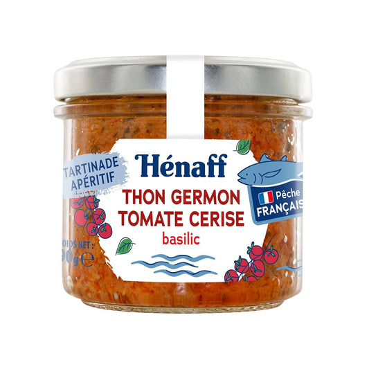 Tartinable Thon Tomate Cerise Basilic HENAFF le pot de 90g