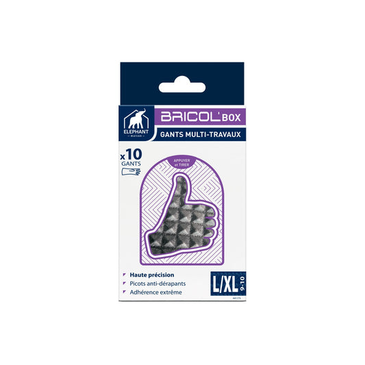 Bricol'box Multi-Work Gloves Size XL ELEPHANT