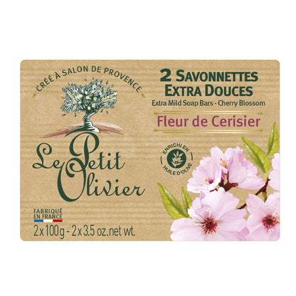 LE PETIT OLIVIER Extra Gentle Cherry Blossom Body Soap
