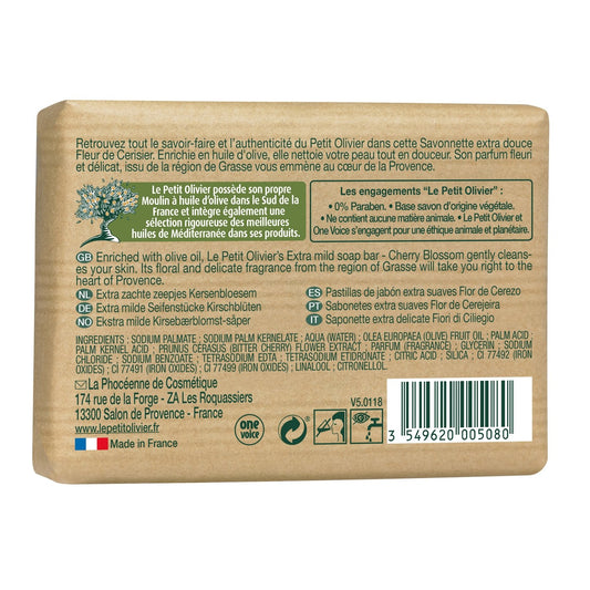 LE PETIT OLIVIER Extra Gentle Cherry Blossom Body Soap