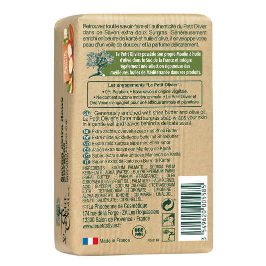 LE PETIT OLIVIER Extra Gentle Solid Body Soap with Shea Butter
