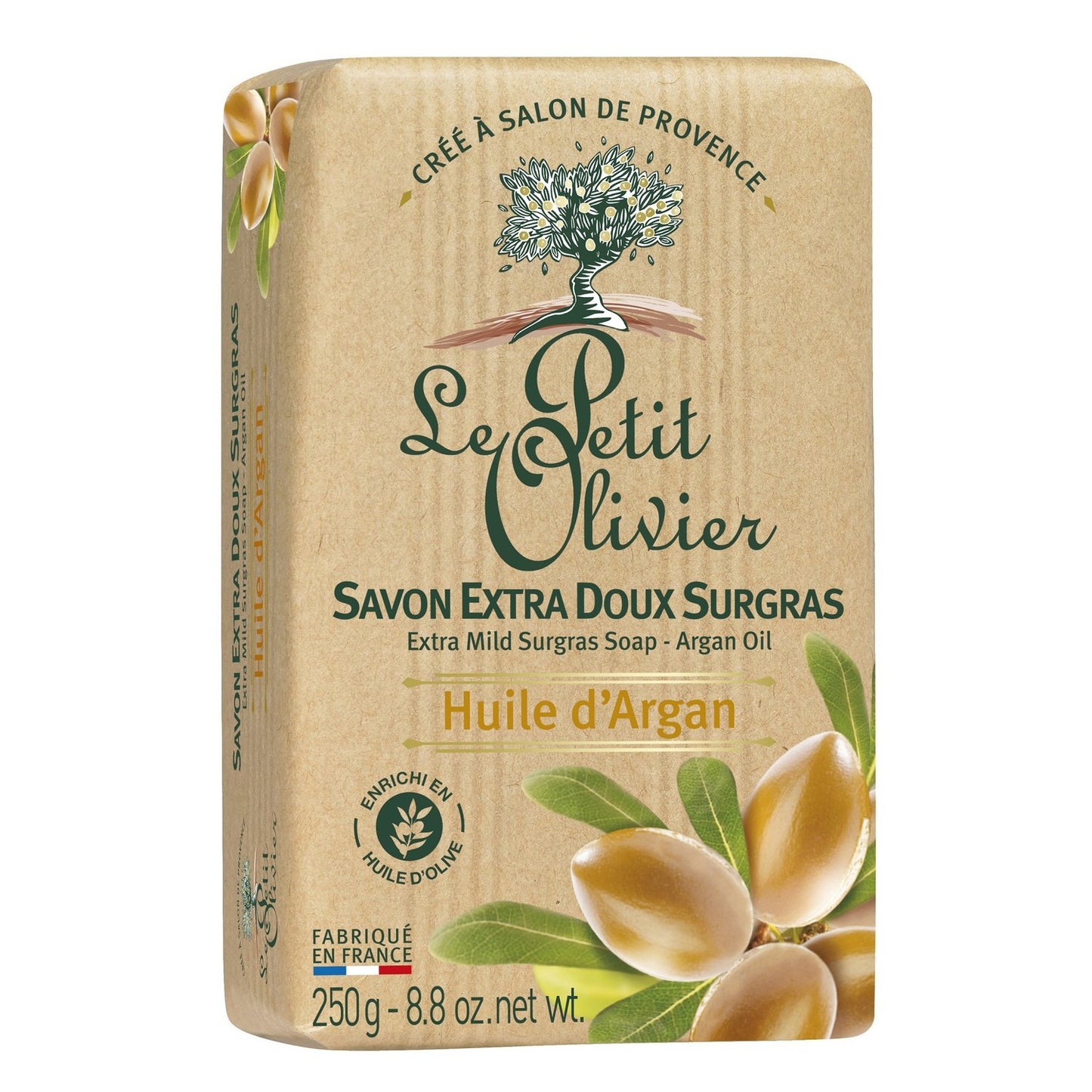 Extra Gentle Solid Soap with Argan Oil LE PETIT OLIVIER