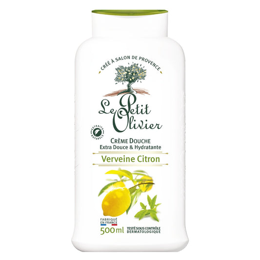 Crème Douche Extra Douce Verveine Citron LE PETIT OLIVIER le flacon de 500mL
