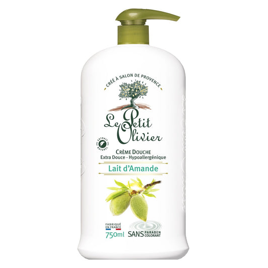 LE PETIT OLIVIER Extra Gentle Almond Milk Shower Cream