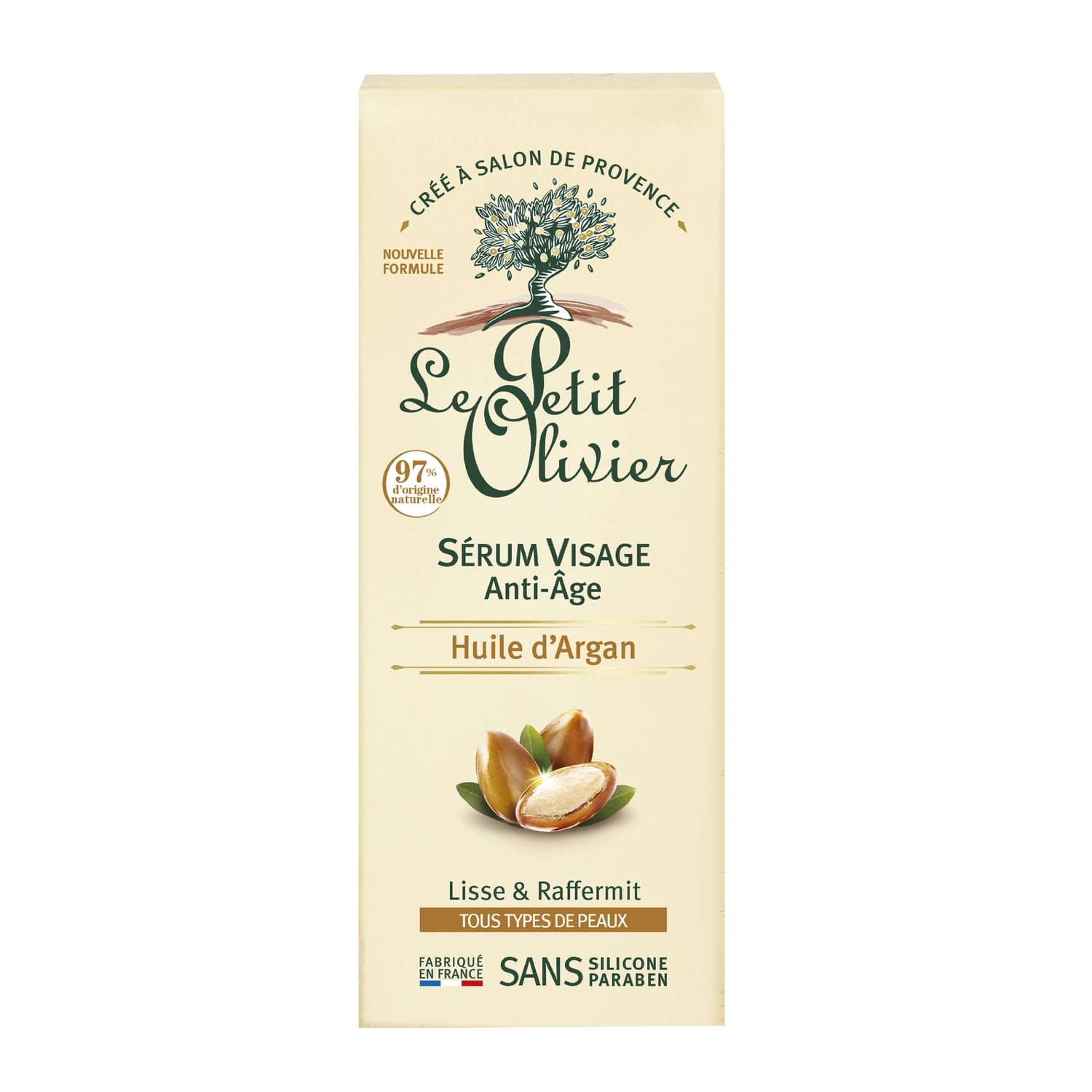 Sérum Visage Anti-âge Hydratation Intense à l'Huile d'Argan LE PETIT OLIVIER 