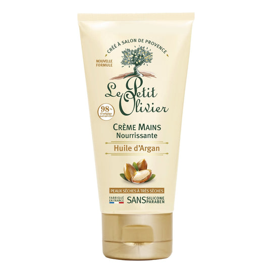 Crème Main Nourrissante à l'Huile d'Argan LE PETIT OLIVIER le tube de 75mL