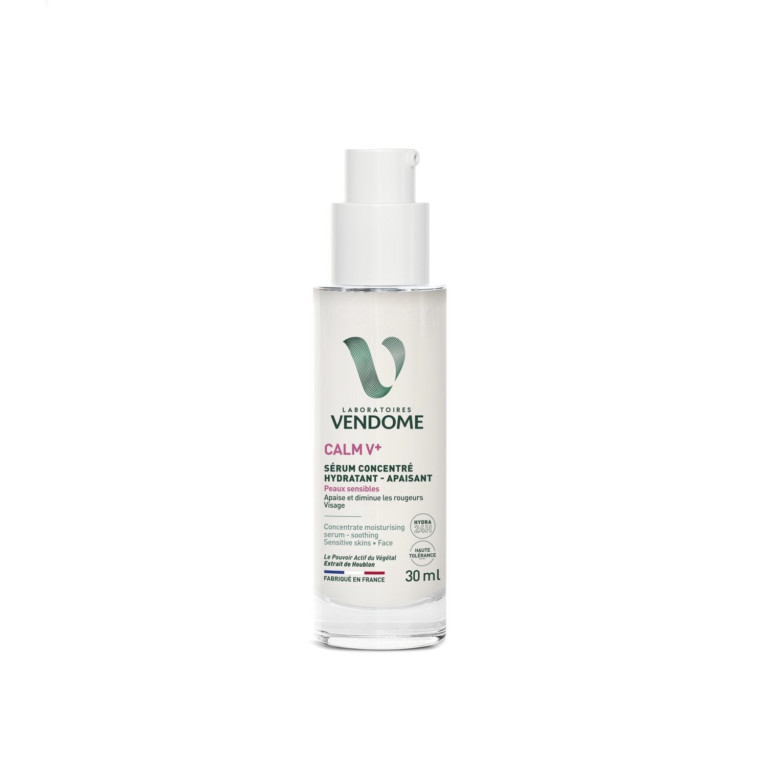 Sérum Visage Hydratant Apaisant Peaux Sensibles VENDOME le flacon de 30mL