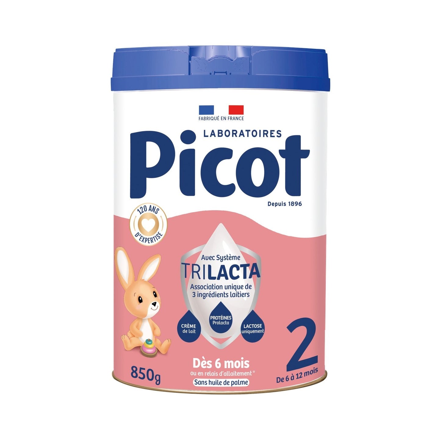 Lait Bébé en Poudre Dès 6 Mois, 2eme Âge LACTALIS