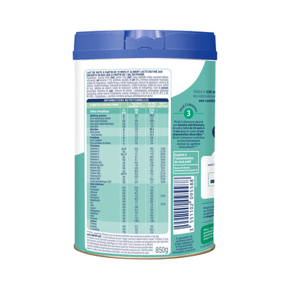 Lait en Poudre Bébé 10 Mois à 3 Ans Croissance 3ème Age PICOT