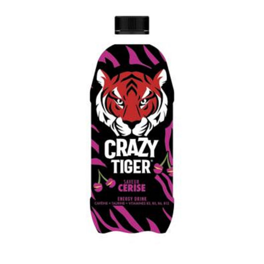 Boisson Énergisante Cerise CRAZY TIGER la bouteille de 1L