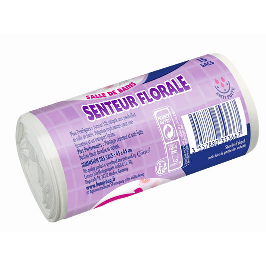 Sac Poubelle Salle de Bain 10L HANDY BAG