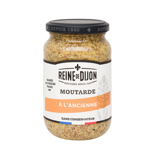 Moutarde à L Ancienne REINE DE DIJON le pot de 350g