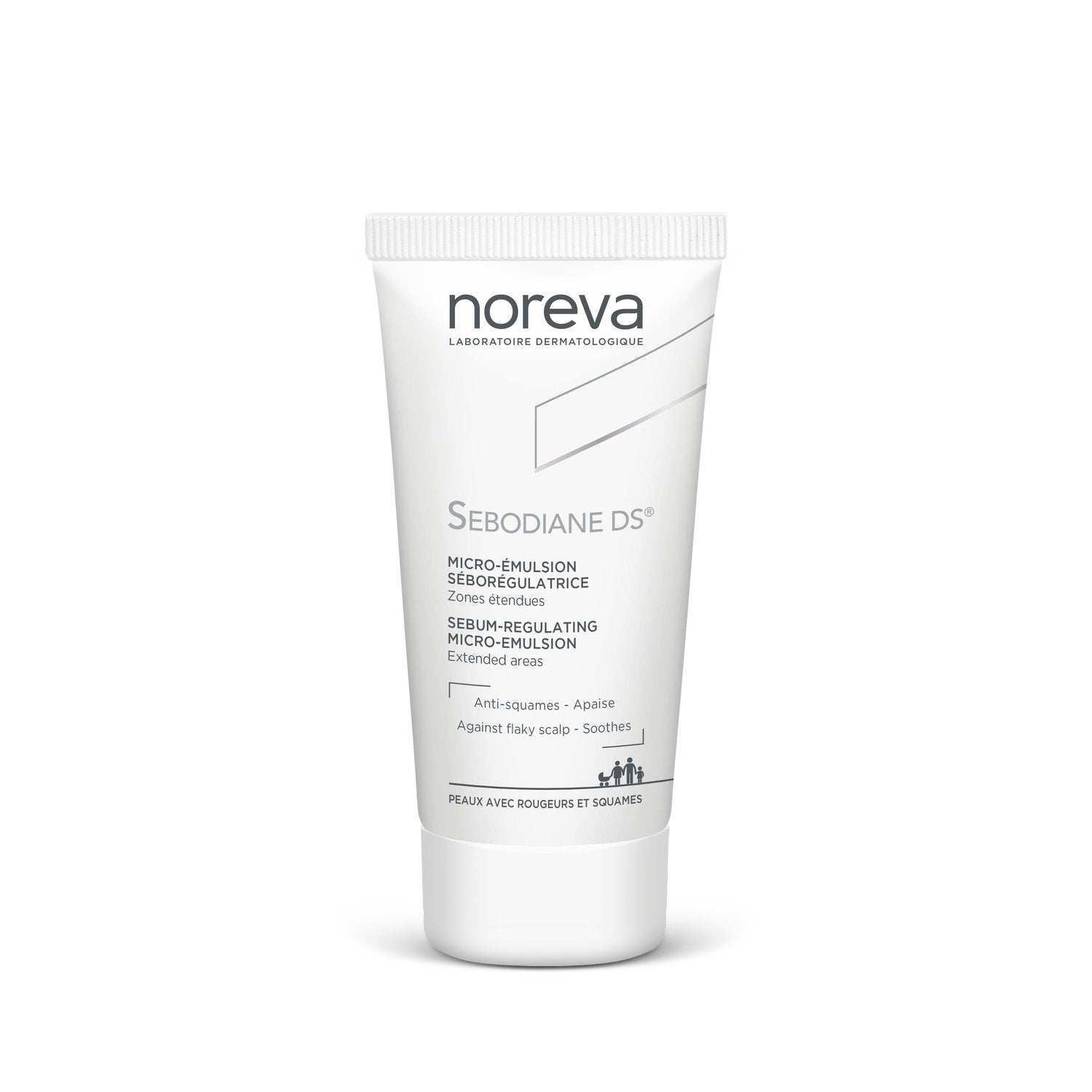 Crème Visage et Corps Peaux Sensibles et Irritées Micro-Émulsion Séborégulatrice NOREVA le flacon de 30mL