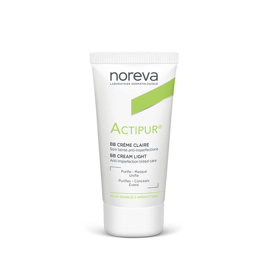 Bb Crème Claire Peaux Sensibles Soin Teinté Anti-Imperfections NOREVA le flacon de 30ml