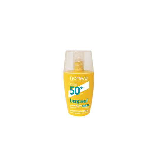 Crème Solaire Visage Peau Sensible Haute Protection Spf 50+ Invisible et Résistante à l'Eau Bergasol BERGASOL le flacon de 50mL