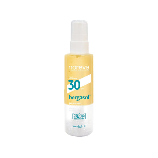 Eau Solaire Haute Protection Spf 30 Résistante à l'Eau NOREVA le flacon de 150mL