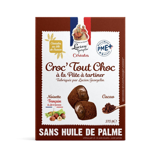 Chocolate Filled Biscuits Croc'tout Chic Spread LUCIEN GEORGELIN CEREALS