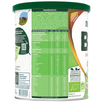 [ANTI-GASPILLAGE] Lait Bébé en Poudre Croissance Bio MODILAC - Date de durabilité minimale : 13/04/2025