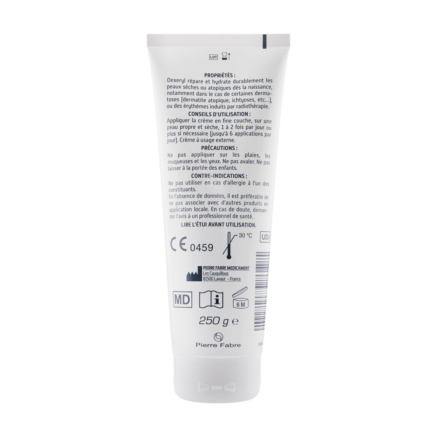Crème Corps Hydratant Sécheresses Cutanées DEXERYL 