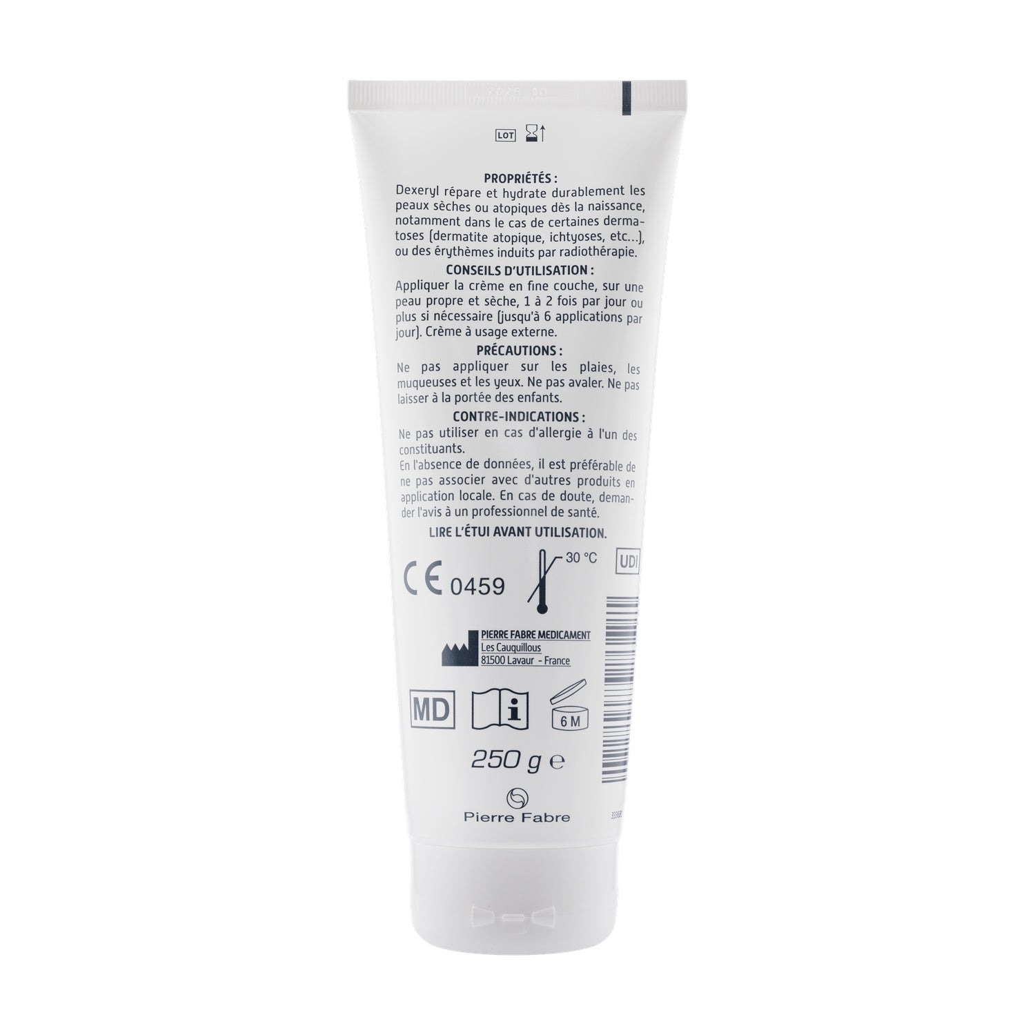 Crème Corps Hydratant Sécheresses Cutanées DEXERYL 