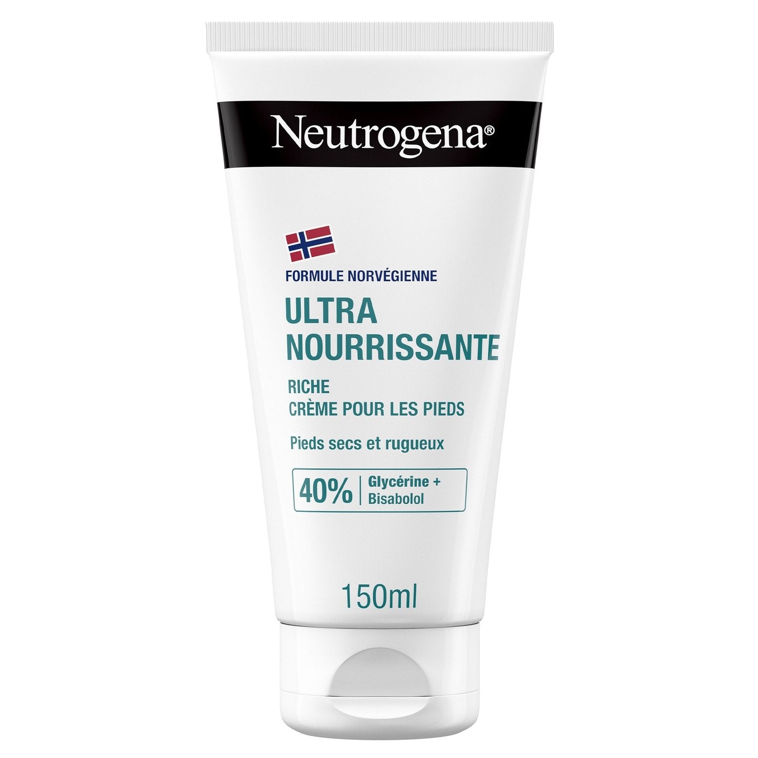 Crème Pieds Très Secs et Abîmés Hydrate Nourrit Répare Adoucit Convient aux Diabétiques NEUTROGENA le tube de 150 ml