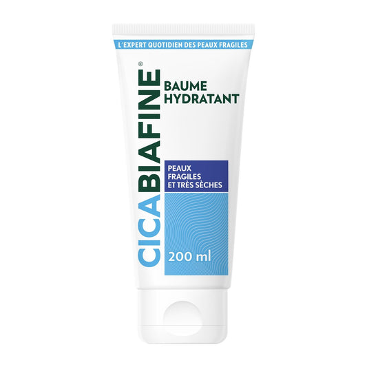Baume Corps Hydratant Apaisant et Réparateur Acide Hyaluronique Peau Très Sèche et Sensible CICABIAFINE la boite de 200 ml