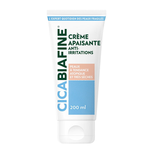 Crème Corps Peau Extra-Sèche Irritations et Démangeaisons CICABIAFINE la boite de 200 ml