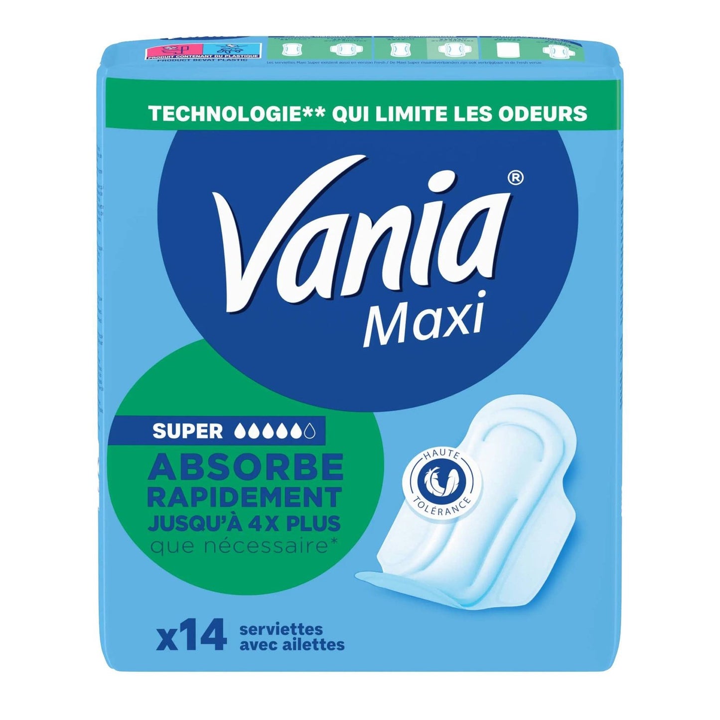 Serviettes Hygiéniques Super+ VANIA