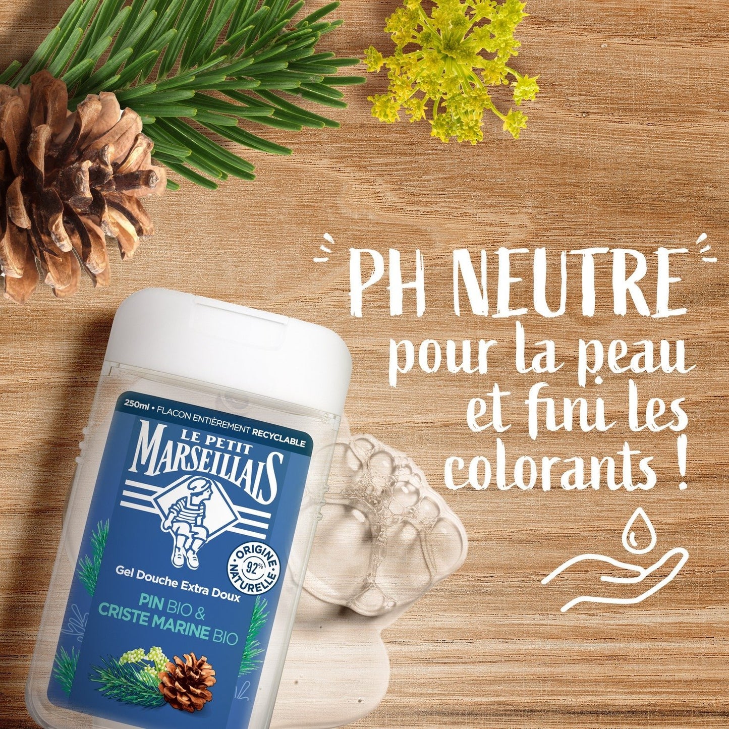 Gel Douche Pin & Criste Marine LE PETIT MARSEILLAIS
