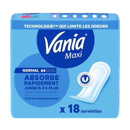 VANIA Normal Maxi Comfort Sanitary Towels Without Wings