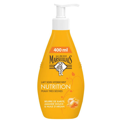 Moisturizing Milk Nutrition Shea, Argan and Ama LE PETIT MARSEILLAIS
