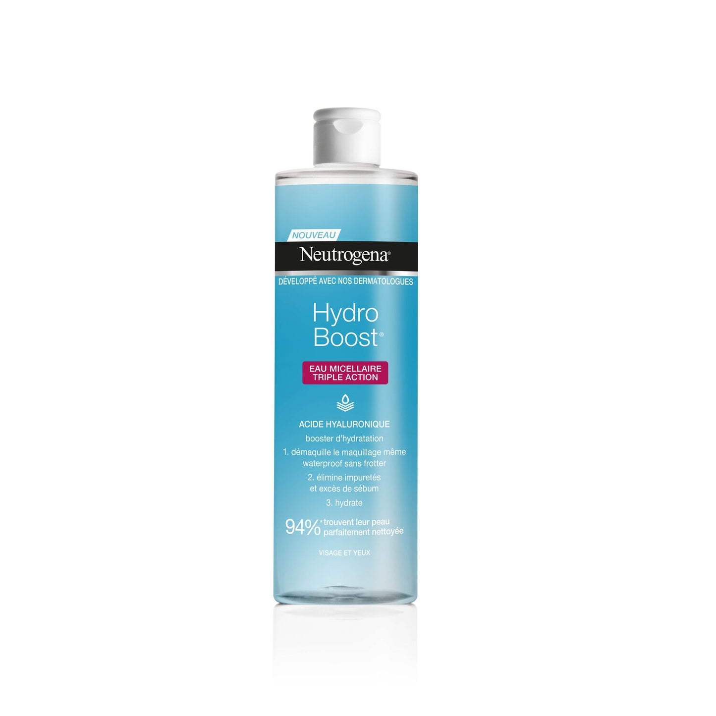 Eau Micellaire Démaquillante Hydro Boost 3en1 pour Visage et Yeux NEUTROGENA