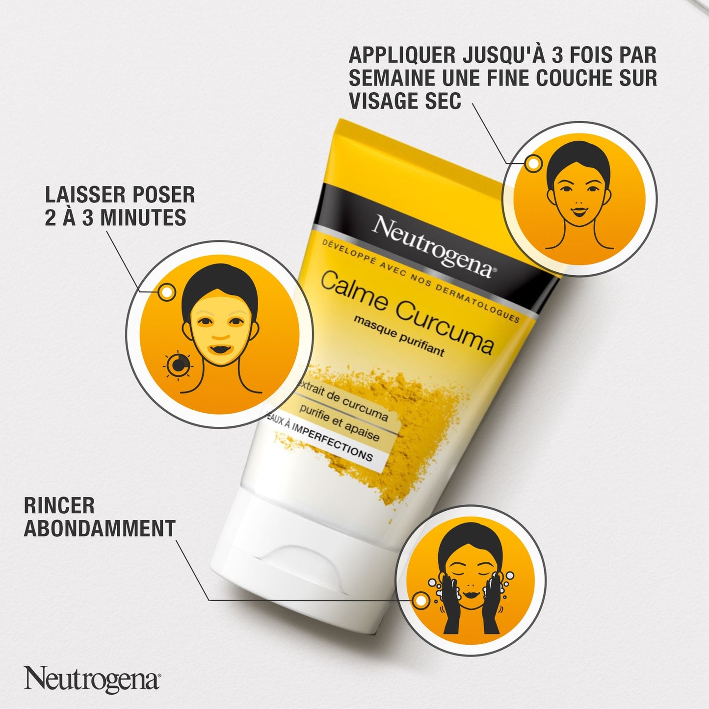 Masque Soin Visage Curcuma Purifiant NEUTROGENA